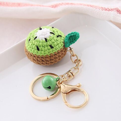 Woven Key Rings Key Organizer Chain Rings Lobster Claw Hand Woven Crochet Pendant Bag Charms Accessories in Saudi Arabia