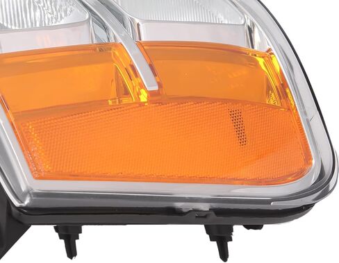 Headlights and Taillights Assembly Combo Kits for 2007-2013 GMC Sierra 1500/2007-2014 GMC Sierra 2500HD 3500HD Head/OE Style Rear Brake Tail Lights Lamps Replacement (LH RH Full Set),Chrome Amber in Saudi Arabia