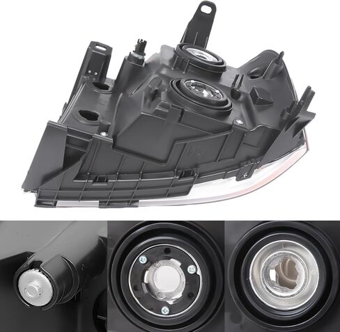 Headlights and Taillights Assembly Combo Kits for 2007-2013 GMC Sierra 1500/2007-2014 GMC Sierra 2500HD 3500HD Head/OE Style Rear Brake Tail Lights Lamps Replacement (LH RH Full Set),Chrome Amber in Saudi Arabia