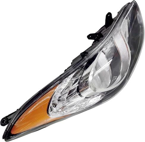 مجموعة المصابيح الأمامية اليمنى مصباح هالوجين متوافق مع 2011-2013 Hyundai Elantra 1.8L 2.0L 20-12551-00 92102-3Y000 HY2503161 in Kuwait