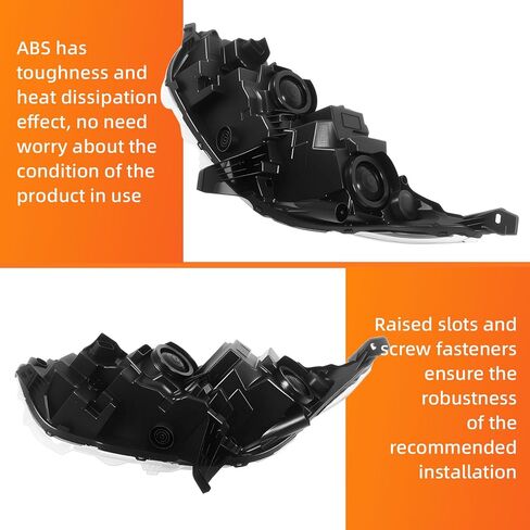 Right Side Halogen Headlight Assembly Compatible with 2019-2022 Transit Connect XL/XLT/Titanium Replacement Headlamp KT1Z13008A (Right) in Saudi Arabia