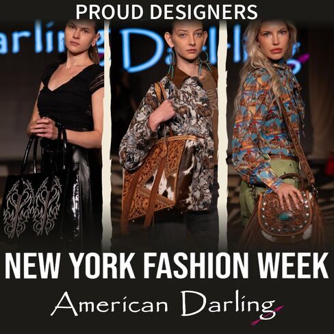 American Darling Large Crossbody Hair On Genuine Leather Western Women Bag | Handbag Purse for Cute in Kuwait