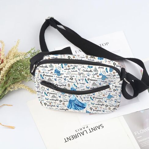 JYTAPP Princess Characters Crossbody Bag Kingdom Faily Cartoon Tales Fans Crossbody Handbag Purse in Kuwait