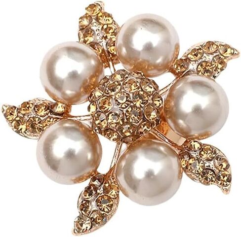 Crystal Pearls Flower Statement Rings for Women Teen Girls,Sparkly Cubic Zirconia Floral Pearl Cluster Finger Rings Trendy Jewelry Accessories Gift in Kuwait