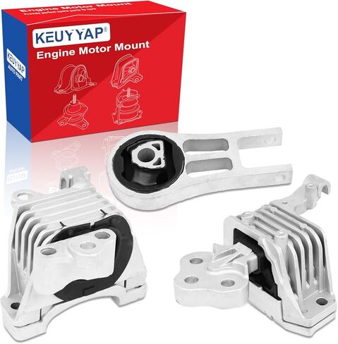 3Pcs Engine Motor Mount Compatible with Chrysler 200 V6 3.6L 2015-2017 & for Jeep Cherokee V6 3.2L 2014-2022 Transmission Mount Set, Replace A5825, A5824, A5752 in Kuwait
