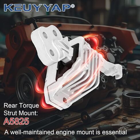 3Pcs Engine Motor Mount Compatible with Chrysler 200 V6 3.6L 2015-2017 & for Jeep Cherokee V6 3.2L 2014-2022 Transmission Mount Set, Replace A5825, A5824, A5752 in Kuwait