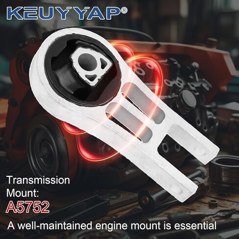 3Pcs Engine Motor Mount Compatible with Chrysler 200 V6 3.6L 2015-2017 & for Jeep Cherokee V6 3.2L 2014-2022 Transmission Mount Set, Replace A5825, A5824, A5752 in Kuwait