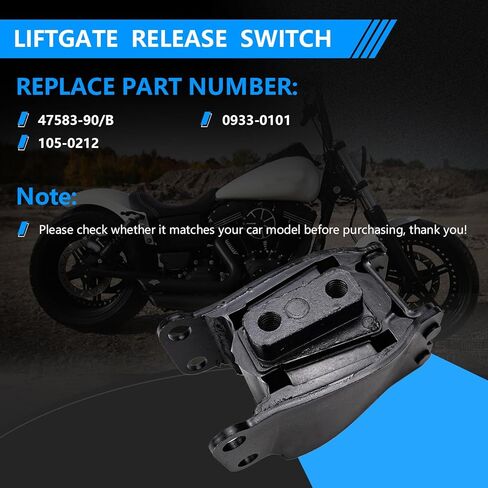 Front Isolator Motor Mount Compatible with Harley Dyna Super Glide Daytona Convertible Fat Bob Low Rider Street Bob Sturgis FXD Wide Glide FXDWG 1991-2017 Replaces 47583-90/B in Kuwait