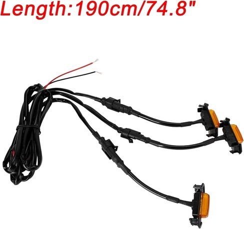 Topteng Grille LED Lights Kit, 3PCS Front Bumper Hood Grille LED Lights fit for Toyota Tacoma 2001-2011 TRD PRO, for Tacoma 2016-2023 TRD PRO in Saudi Arabia