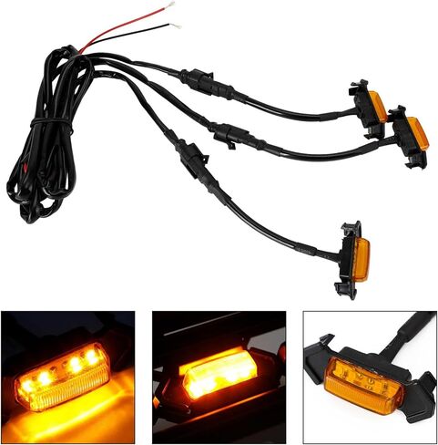 Topteng Grille LED Lights Kit, 3PCS Front Bumper Hood Grille LED Lights fit for Toyota Tacoma 2001-2011 TRD PRO, for Tacoma 2016-2023 TRD PRO in Saudi Arabia