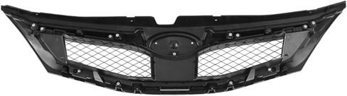 Front Bumper Upper Grille, Compatible with 2008-2010 Subaru Impreza WRX Hatchback Only, Matte Black ABS Plastic OE Style Replacement Grill Assembly, 1PC in Kuwait