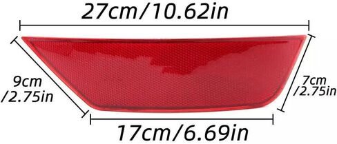 Right For Ford Escape 2013 2014 2015 2016 2017 2018 2019 Rear Bumper Reflector Light Lamp Passenger Side FO1185102 in Saudi Arabia