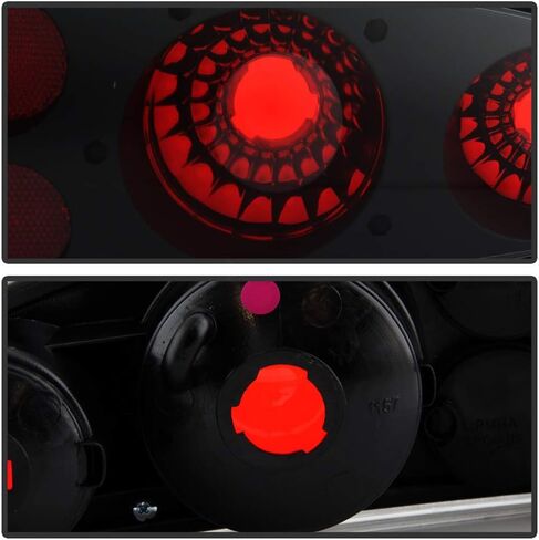 ACANII - For 1993-2002 Chevy Camaro Z28 Black Housing Tail Lights Brake Lamps Replacement Assembly Driver & Passenger in Saudi Arabia