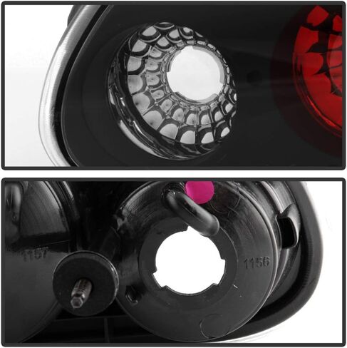ACANII - For 1993-2002 Chevy Camaro Z28 Black Housing Tail Lights Brake Lamps Replacement Assembly Driver & Passenger in Saudi Arabia