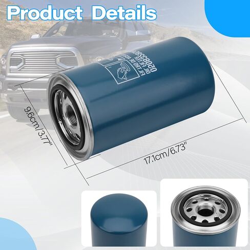 Cummins Filter Kit Compatible with Dodge Ram 2500/3500/4500/5500 2019-2025, Fuel Filter 68436631AA/68157291AA, 05083285AA and CA10261. in Saudi Arabia