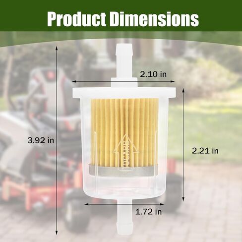 120-2235 Fuel Filter for Exmark Lawn Mower E S Series - 2PCS in Kuwait