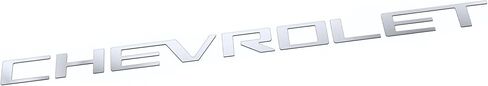 Putco Chevrolet Tailgate Lettering Kit - Stainless Steel - Fits Chevy Colorado 2023-2026(Does NOT fit Z71, ZR1, ZR2) in Kuwait