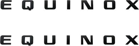 Kit Equinox Door & Liftgate Emblem 3D Badge Premier AWD 2.0t Lt Lettter Nameplate Replacement for 2018-2024 Equinox (Matte Black) in Saudi Arabia