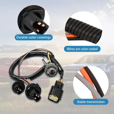 23126521 Tail Lamp Wiring Harness Rear Right Tail Light Socket Connector Compatible with 2015-2022 Chevy Colorado GMC Canyon Replace 23126521 Tail Light Wiring Harness Assembly in Saudi Arabia