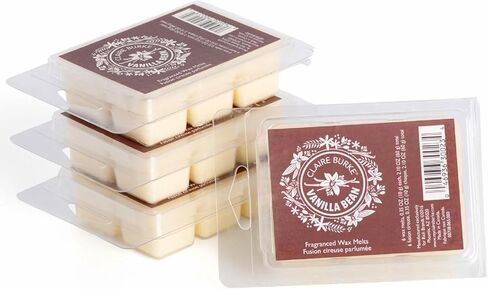 Claire Burke Wax Melts Air Freshener, Christmas Memories Holiday Scent (4 Pack, 24 Scented Cubes) in Kuwait