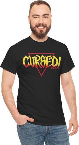 Danhausen Cursed! Tshirt Pro Wrestling T-Shirt Tee Shirt for Man Woman in Saudi Arabia