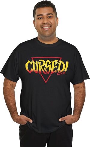 Danhausen Cursed! Tshirt Pro Wrestling T-Shirt Tee Shirt for Man Woman in Saudi Arabia