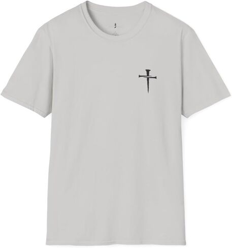 Simple Classic Nail Cross T Shirt Unisex Softstyle for Men or Women Christian Faith Jesus in Saudi Arabia
