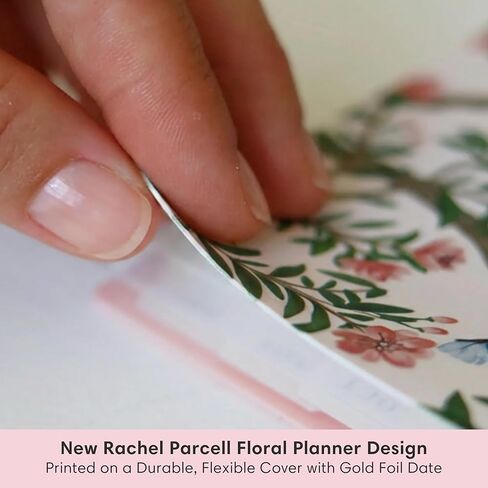 Blue Sky Rachel Parcell 2026-2027 Weekly and Monthly Academic Year Planner Calendar, July 2026 - June 2027, 8.5" x 11", Flexible Cover, Wirebound, Laminated Tabs, Storage Pocket, Includes Stickers, Cherie in Saudi Arabia