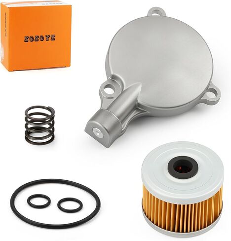 Oil Filter Cover & Oil Filter w/Spring O-Ring For Honda Rancher 350 2x2/4x4 TRX350 FE/FM/TE/TM 2000-2006 11333-HN5-670 in Saudi Arabia