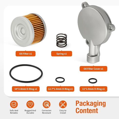 Oil Filter Cover & Oil Filter w/Spring O-Ring For Honda Rancher 350 2x2/4x4 TRX350 FE/FM/TE/TM 2000-2006 11333-HN5-670 in Saudi Arabia