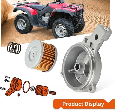 Oil Filter Cover & Oil Filter w/Spring O-Ring For Honda Rancher 350 2x2/4x4 TRX350 FE/FM/TE/TM 2000-2006 11333-HN5-670 in Saudi Arabia