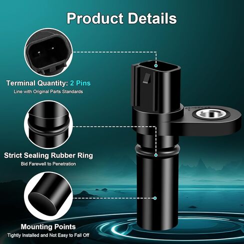 Engine Camshaft Position Sensor Compatible with Ford F150 F250 F350 F450 F550 F53 Explorer Mustang Expedition E150 E250 E350 E450 Lincoln Navigator Mercury Cougar Replaces 1W7Z6B288A, PC643, 907722 in Saudi Arabia