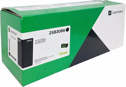 Genuine OEM Lexmark for 25B3086 Black Toner Cartridge | High Yield 45,000 Pages, XM7355, XM7365 | Extra High Yield, Crisp Black Prints, Reliable OEM Quality in Kuwait
