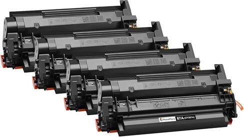 MasaiMara 87A CF287A Black Toner Cartridge for HP LaserJet Enterprise MFP Pro M506 M506n M506dn M506x M506dh M505 M505x M527 M527c M527f M527dn M527z M501 M501n M501dn Printers | Black, 4-Pack in Saudi Arabia