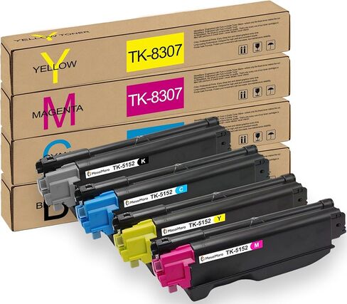 MasaiMara TK-8307 TK8307 High Yield Toner Cartridges Replacement for Kyocera Taskalfa 3050ci 3550ci 3051ci 3551ci Printer ｜ TK-8307K TK-8307C TK-8307M TK-8307Y ｜ Black, Cyan, Magenta, Yellow, 4-Pack in Saudi Arabia