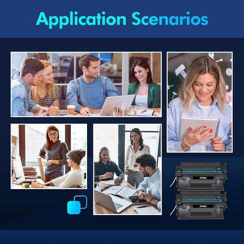 aceink CF289A 89A Toner Cartridge Black with Chip Replacement for 89A CF289A 89X CF289X Work with Enterprise MFP M528dn M528f Flow M528c M528z M507x M507n M507dn Printer (2-Pack) in Kuwait