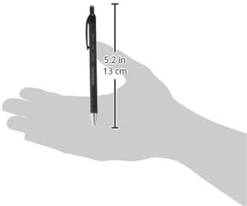 Universal UNV15510 1 mm Black Barrel Retractable Ballpoint Pens - Medium, Black (1 Dozen) in Saudi Arabia