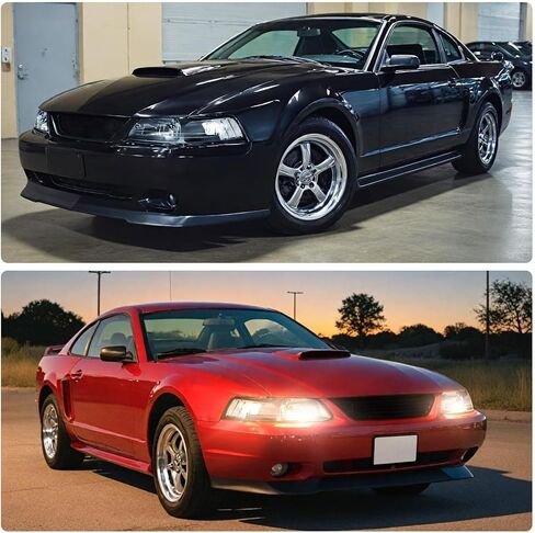 DWVO Headlight Assembly Compatible with 1999-2004 Ford Mustang Passenger and Driver Side Headlamps in Saudi Arabia