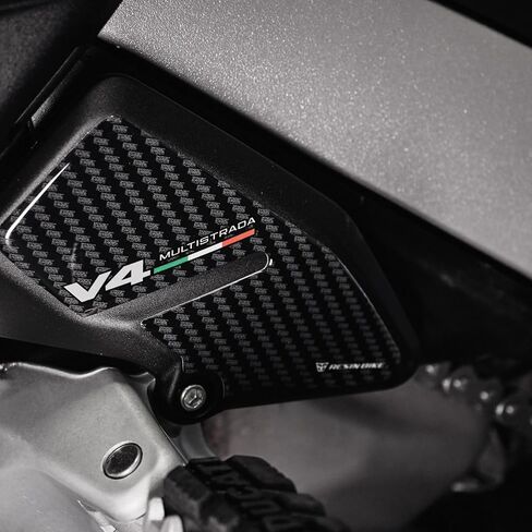 ملصقات ثلاثية الأبعاد للدراجة النارية من الراتنج متوافقة مع Ducati Multistrada V4 2021-2024. وسادة كعب لحماية الدراجة من الصدمات والخدوش. زوج من الملصقات ثلاثية الأبعاد من الراتنج لأداة Moto in Saudi Arabia