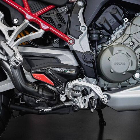 ملصقات ثلاثية الأبعاد للدراجة النارية من الراتنج متوافقة مع Ducati Multistrada V4 2021-2024. وسادة كعب لحماية الدراجة من الصدمات والخدوش. زوج من الملصقات ثلاثية الأبعاد من الراتنج لأداة Moto in Saudi Arabia