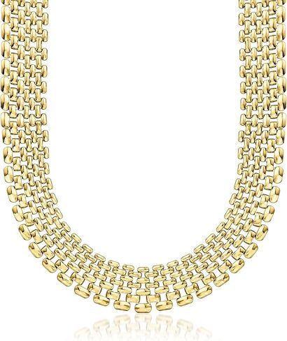 روس سيمونز 14kt الذهب الأصفر مطلي قلادة النمر الارتباط in Kuwait