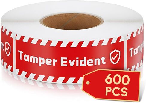 1 لفة ملصقات واضحة لتوصيل الطعام، 1 × 3، لاصق قوي للكشف عن العبث وحماية العبوة، أغطية المشروبات، علب البيتزا، مغلفات الحاويات، المستندات in Kuwait