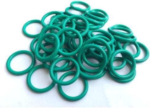 FKM VMQ NBR Nitrile Rubber Ring O-Ring Laser Cutting Machine Sealing CS 2mm 3mm 4mm OD10-50mm High Temperature Waterproof(Green,OD 45mm,CS 2mm (10Pcs)) in Kuwait