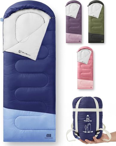 Ultralight Warm Weather Sleeping Bag - Portable, Waterproof, Compact Lightweight, Comfort with Compression Sack - Great for Outdoor Camping, Backpacking & Hiking in Saudi Arabia