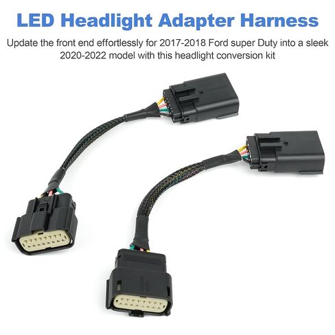 2017-2018 إلى 2020-2022 LED محول تحويل المصباح تسخير لفورد F-250 F-350 (لا يناسب ما بعد البيع) in Saudi Arabia