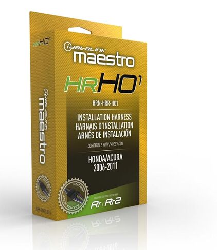 سرج Idatalink Maestro HRN-HRR-HO1 لمركبات مختارة من Honda & Acura 2002-15، استبدل راديو المصنع مع الاحتفاظ بأدوات التحكم في عجلة القيادة واستخدام أمبير (مطلوب وحدة ADS-MRR أو ADS-MRR2) in Saudi Arabia