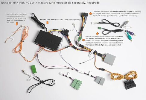 سرج Idatalink Maestro HRN-HRR-HO1 لمركبات مختارة من Honda & Acura 2002-15، استبدل راديو المصنع مع الاحتفاظ بأدوات التحكم في عجلة القيادة واستخدام أمبير (مطلوب وحدة ADS-MRR أو ADS-MRR2) in Saudi Arabia