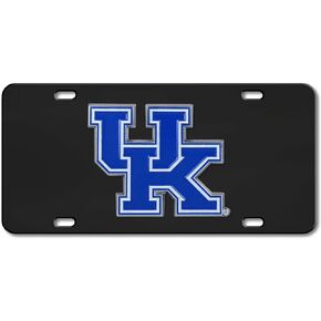 FANMATS 33621 Kentucky Wildcats 3D Black License Plate