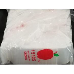 15125 Original Mini Resealable 2mil Plastic Bags 1.5" x 1.25" Reclosable Baggies (Clear 1000 pack)