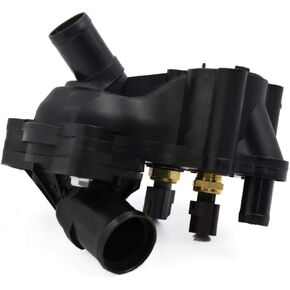 uxcell New Black Thermostat Housing with Sensor YU3Z8A586AA 2L2Z8592BA for Ford Explorer Mountaineer 4.0L V6 97-01